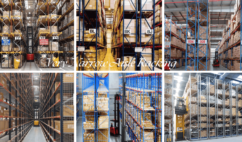 A Complete Guide to Very Narrow Aisle Racking for Warehouse Optimization
