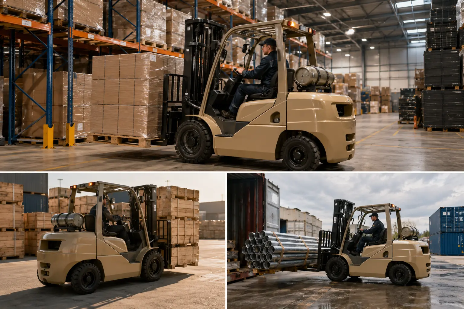 High-quality counterbalance forklifts