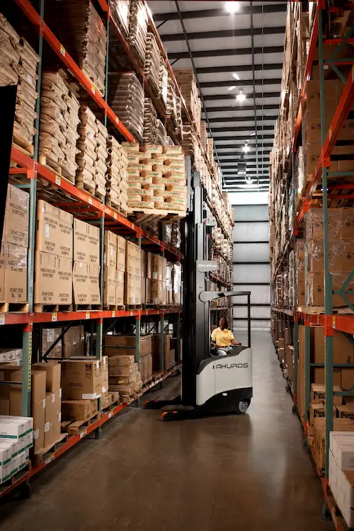 Forklift and racking matching guide